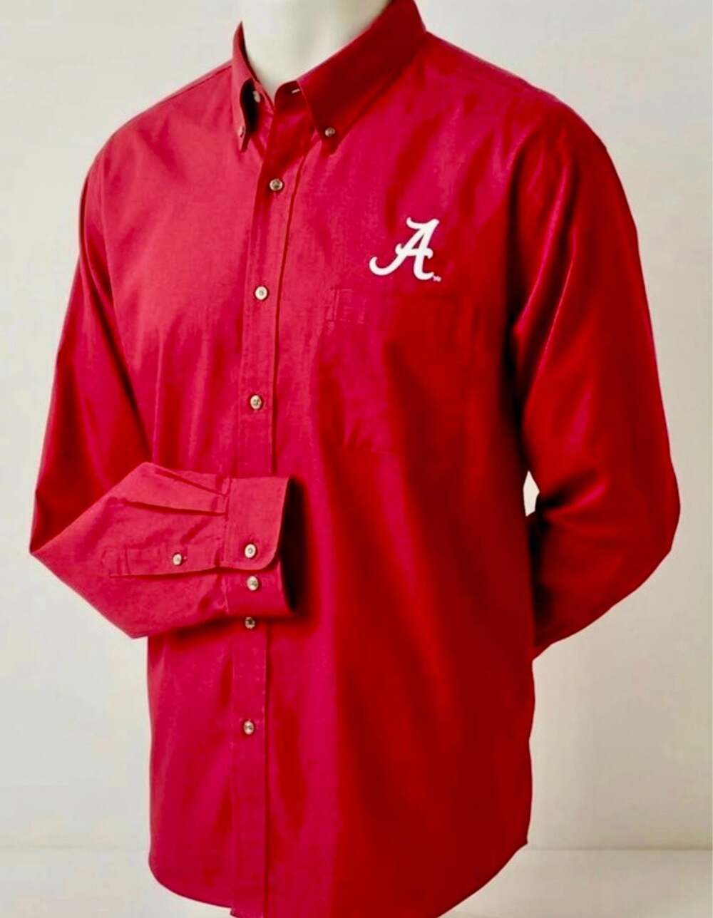 Velocity Alabama Crimson Tide Red Button Down Long Sleeve Shirt Mens 2X